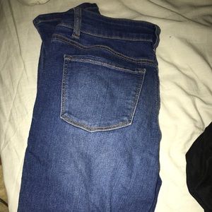 Dark wash Charlotte Russe jeans with holes